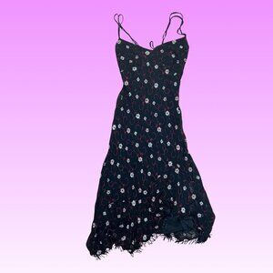 Vintage Betsey Johnson Floral Dress 90s